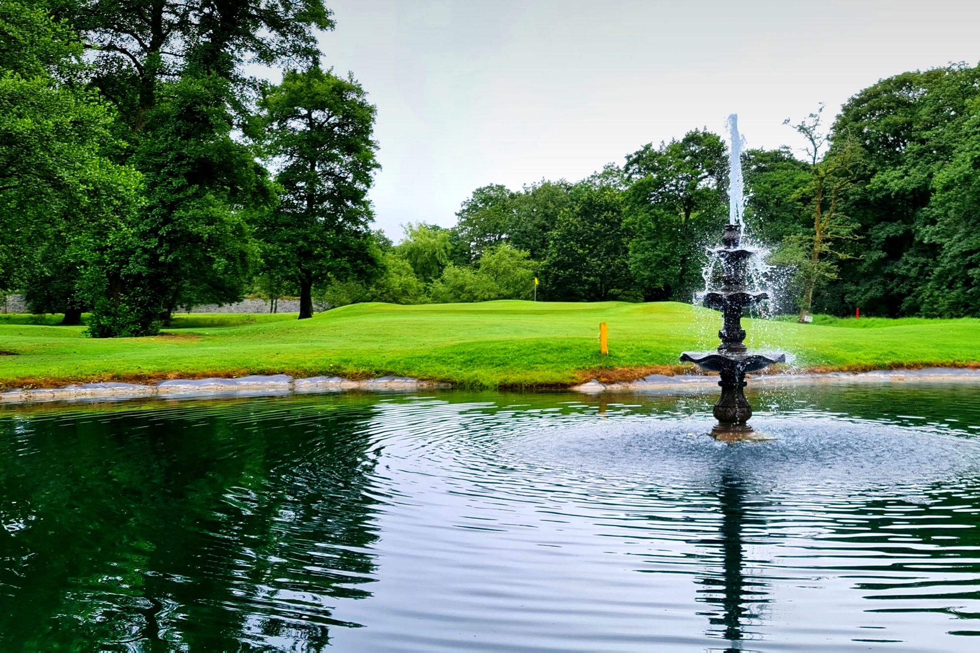 Mitchelstown Golf Club pond and fountain